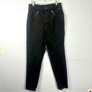 Vintage Rockies 90’s Black High Rise Cowgirl Western Rodeo Jeans XL 15/16 USA